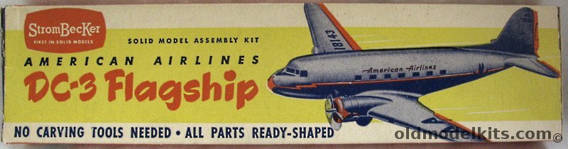 Strombecker Douglas DC-3 Flagship - American Airlines, C-35 plastic model kit